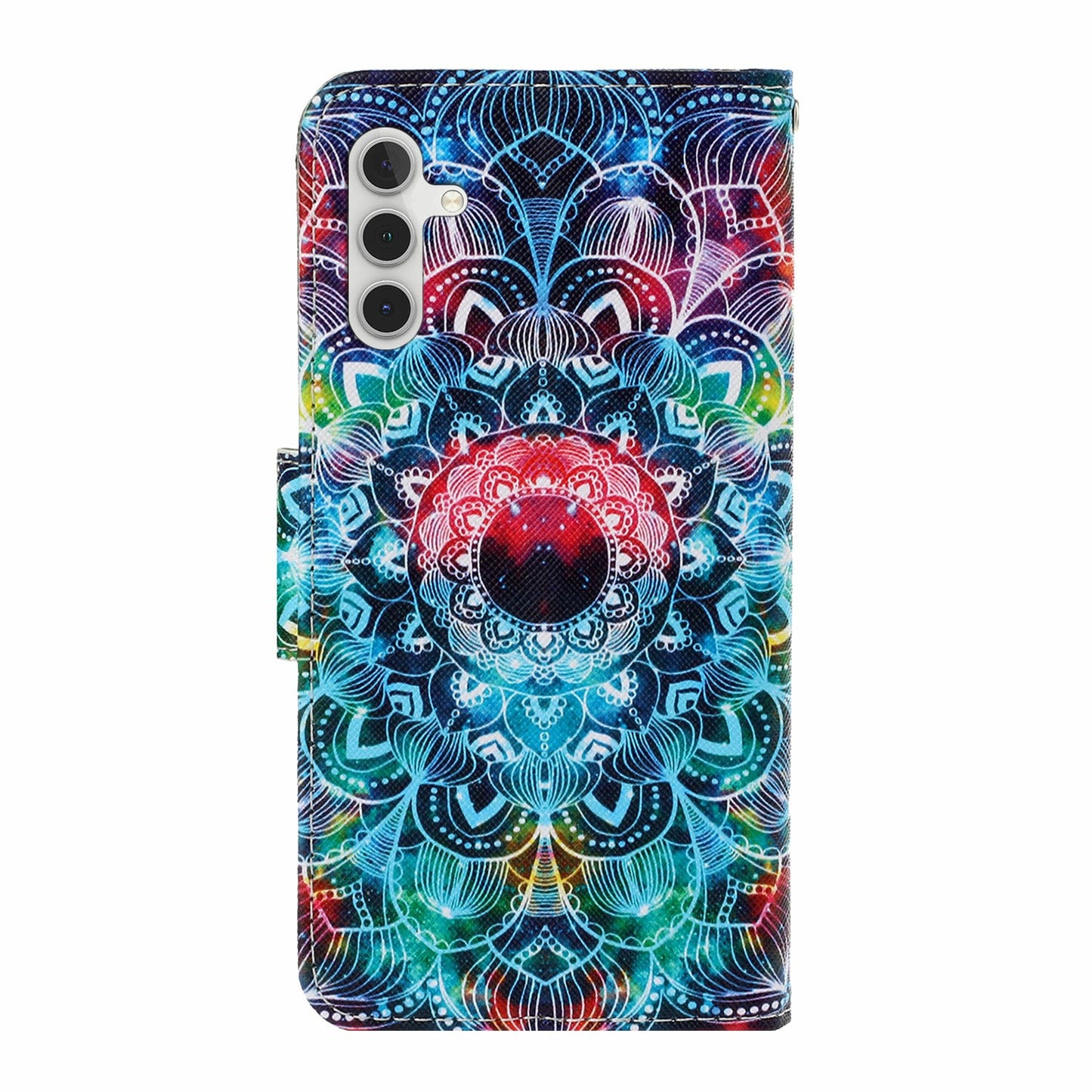 For Samsung Galaxy A16 5G / A16 4G Case Pattern Printing Protective Leather Folio Phone Cover - Mandala