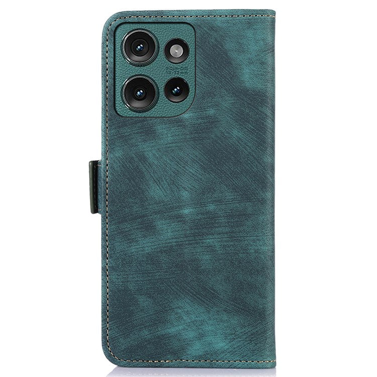 ABEEL For Motorola Edge 50 Neo 5G / Moto S50 5G / Thinkphone 25 5G Case Retro Leather Phone Cover Wallet Stand View - Green