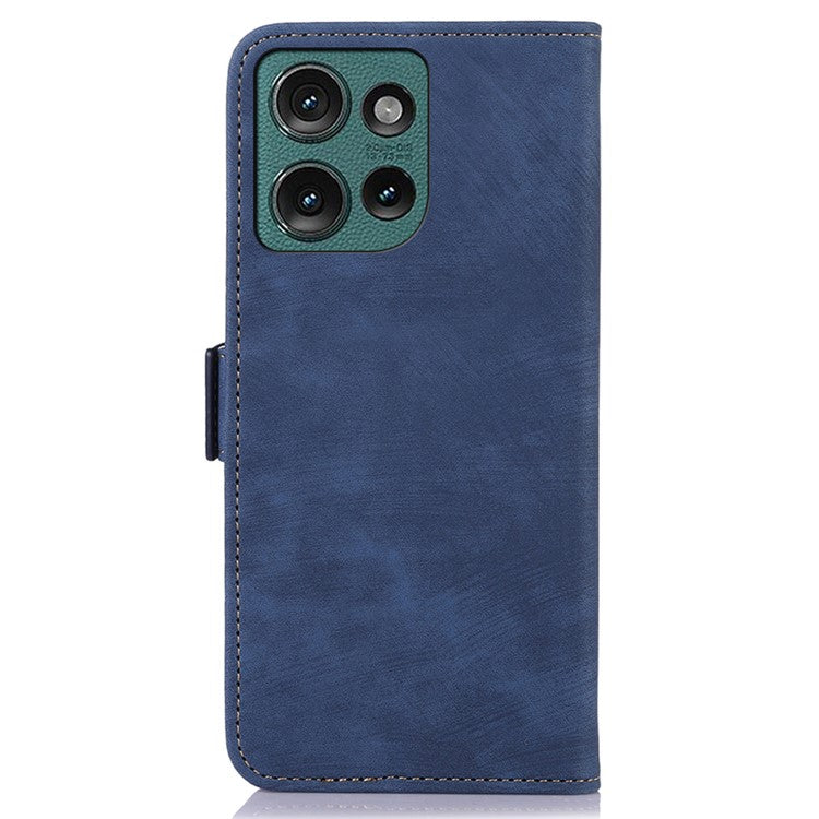 ABEEL For Motorola Edge 50 Neo 5G / Moto S50 5G / Thinkphone 25 5G Case Retro Leather Phone Cover Wallet Stand View - Blue