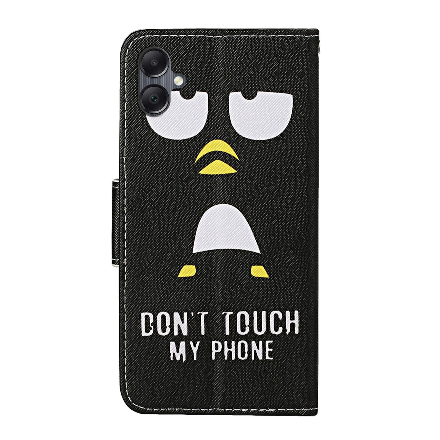 For Samsung Galaxy A06 Case Pattern Printing Protective Leather Folio Phone Cover - Penguin
