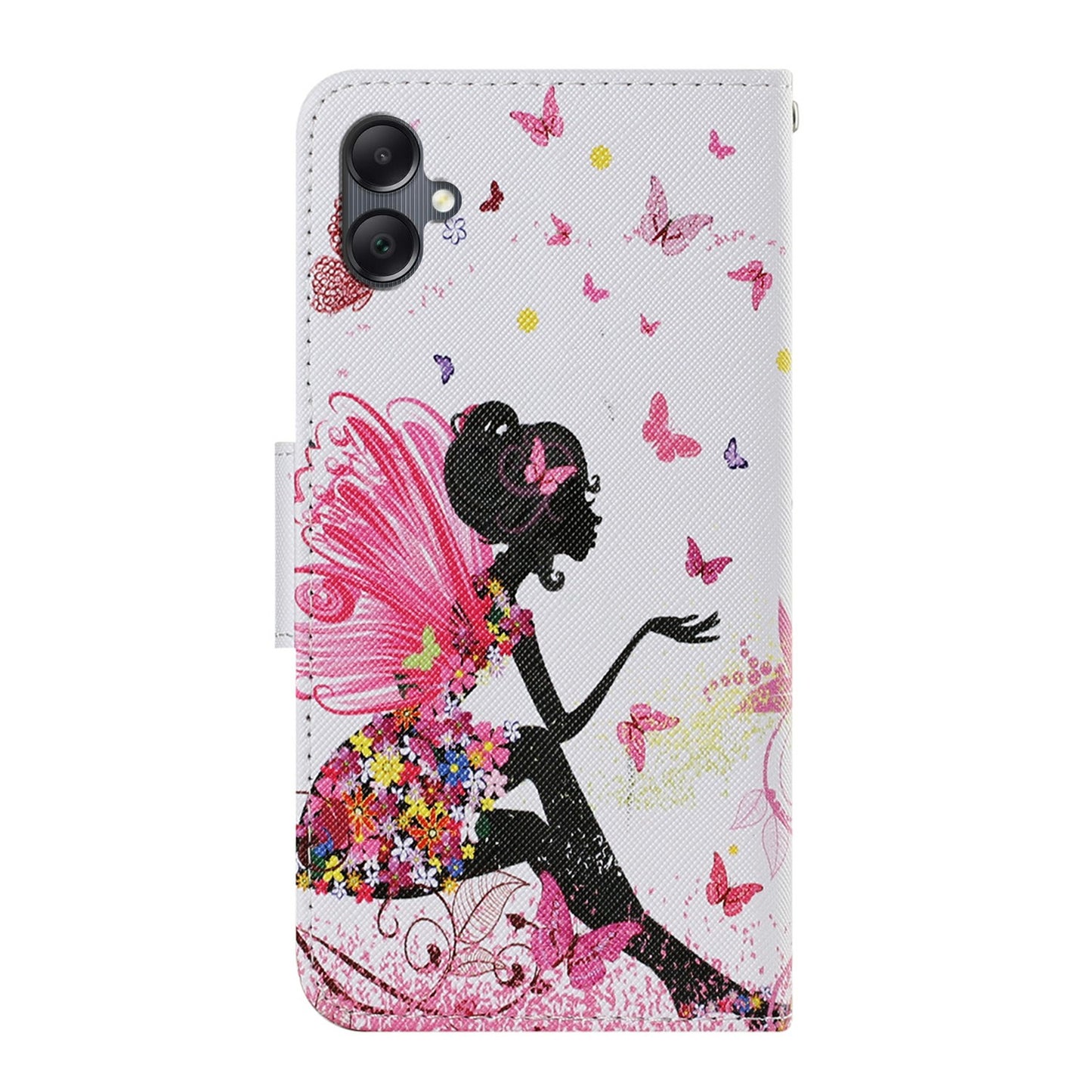 For Samsung Galaxy A06 Case Pattern Printing Protective Leather Folio Phone Cover - Dancer