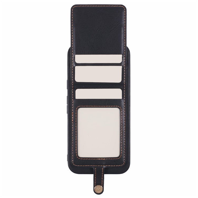 For Google Pixel 9 Pro / 9 Phone Case with Galaxy Card Bag Kickstand RFID Blocking - B