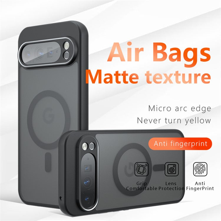 For Google Pixel 9 Pro XL Case Compatible with MagSafe TPU+PC Matte Phone Cover