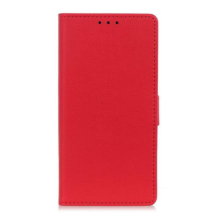 For Motorola Edge 50 Neo 5G / Moto S50 5G / Thinkphone 25 5G Case PU Leather Stand Wallet Phone Cover - Red