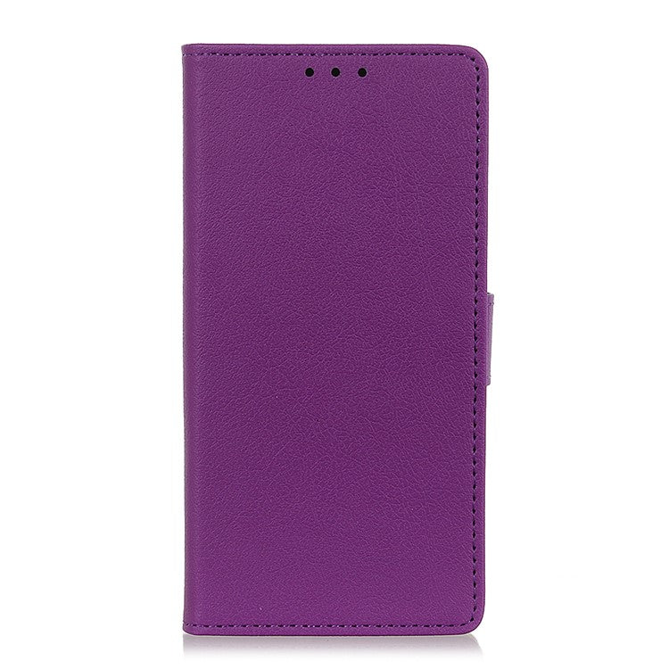 For Motorola Edge 50 Neo 5G / Moto S50 5G / Thinkphone 25 5G Case PU Leather Stand Wallet Phone Cover - Purple