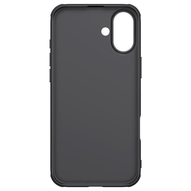 NILLKIN Frosted Shield Pro For iPhone 16 Case Matte PC+TPU Phone Cover - Black