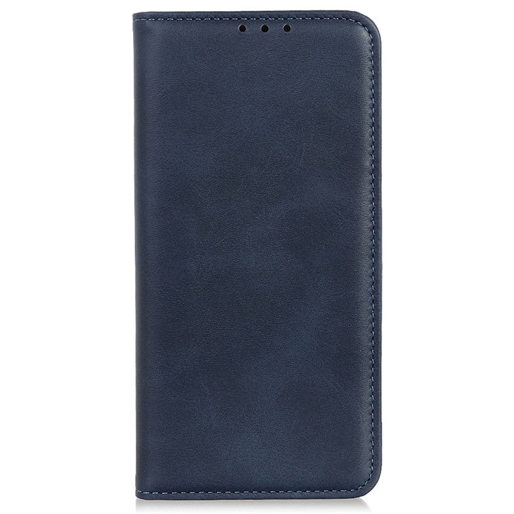 For Motorola Edge 50 Neo 5G / Moto S50 5G / Thinkphone 25 5G Case Split Leather Flip Wallet Phone Cover - Blue