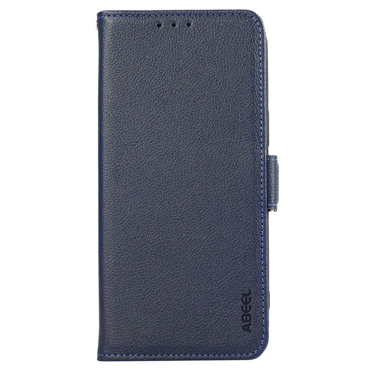 ABEEL For Motorola Edge 50 Neo 5G / Moto S50 5G / Thinkphone 25 5G Case Litchi Texture Leather RFID Blocking Phone Cover - Blue