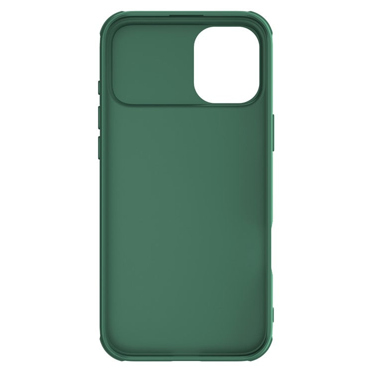 NILLKIN Camshield Pro Series for iPhone 16 Case PC+TPU Slide Camera Lid Phone Cover - Green