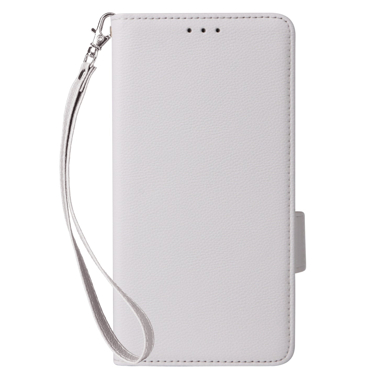 For Samsung Galaxy A16 5G / A16 4G Case Litchi Texture PU Leather Wallet Flip Phone Cover - White