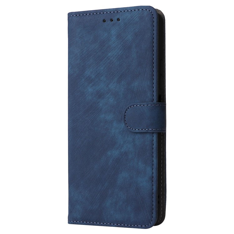 For Xiaomi Poco C75 4G / Redmi 14R 5G / 14C 4G / A4 5G Wallet Case RFID Blocking PU Leather Cover Stand View - Blue