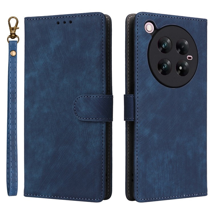 For Infinix Zero 40 4G / X6860 Wallet Case RFID Blocking PU Leather Cover Stand View - Blue