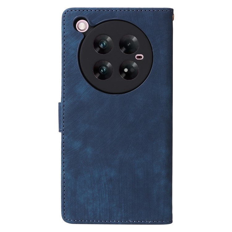 For Infinix Zero 40 4G / X6860 Wallet Case RFID Blocking PU Leather Cover Stand View - Blue