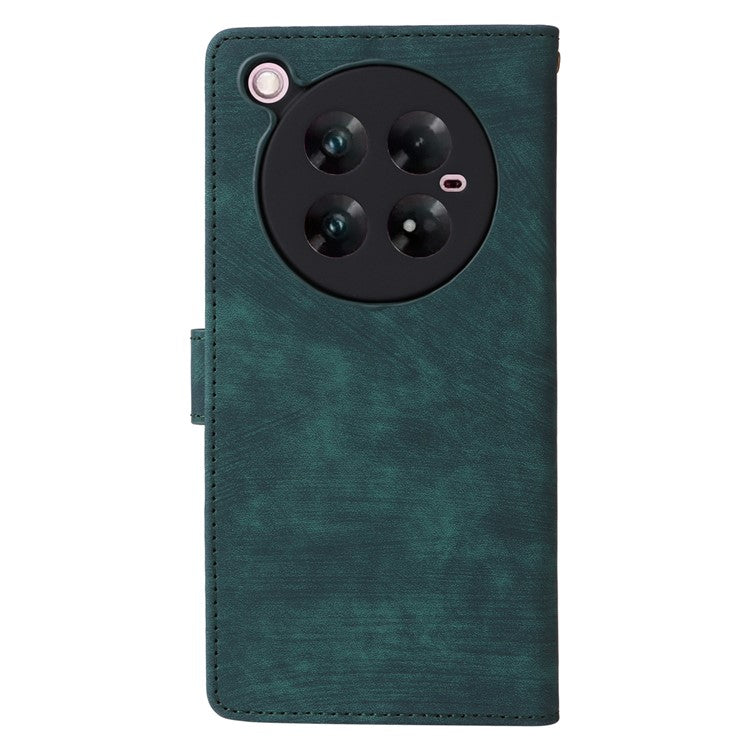 For Infinix Zero 40 4G / X6860 Wallet Case RFID Blocking PU Leather Cover Stand View - Green