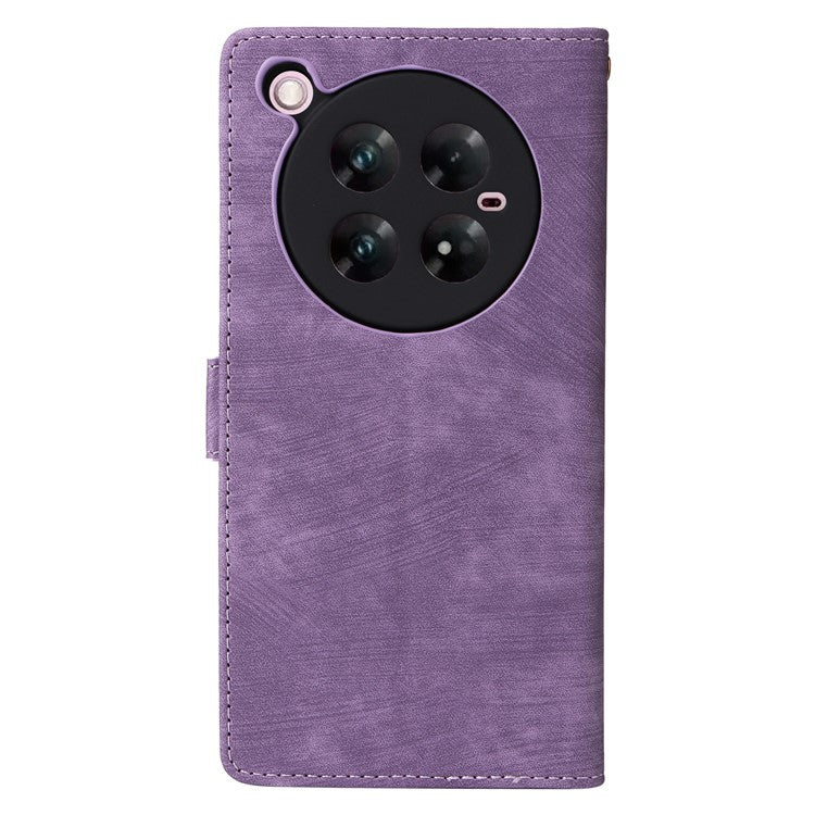 For Infinix Zero 40 4G / X6860 Wallet Case RFID Blocking PU Leather Cover Stand View - Purple