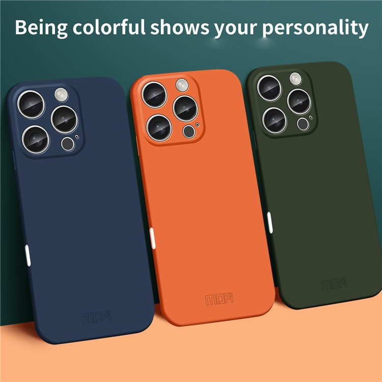 MOFI JK Qin Series For iPhone 16 Pro Case TPU+Acrylic Phone Cover Skin Touch Feeling - Green