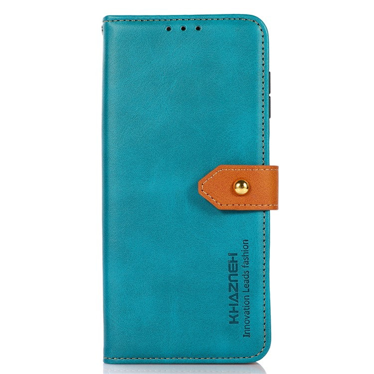 KHAZNEH For Motorola Edge 50 Neo 5G / Moto S50 5G / Thinkphone 25 5G Wallet Phone Case Stand Leather Flip Cover - Blue