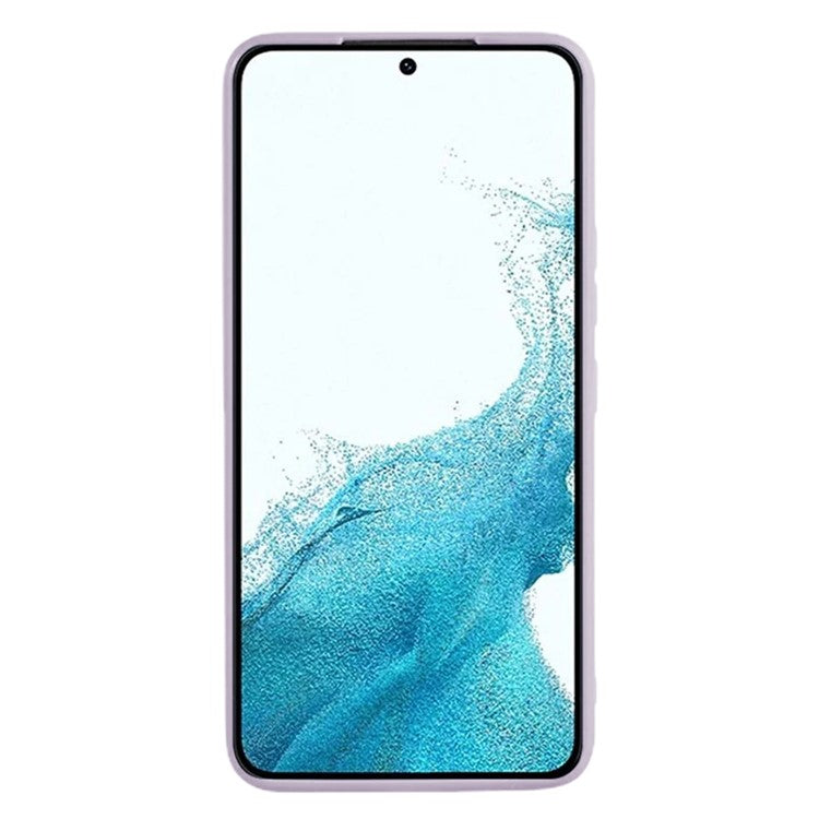 KALEBOL KLB-TPU003 For Samsung Galaxy S22 5G Case Anti-Scratch Solid Color TPU Phone Cover - Purple