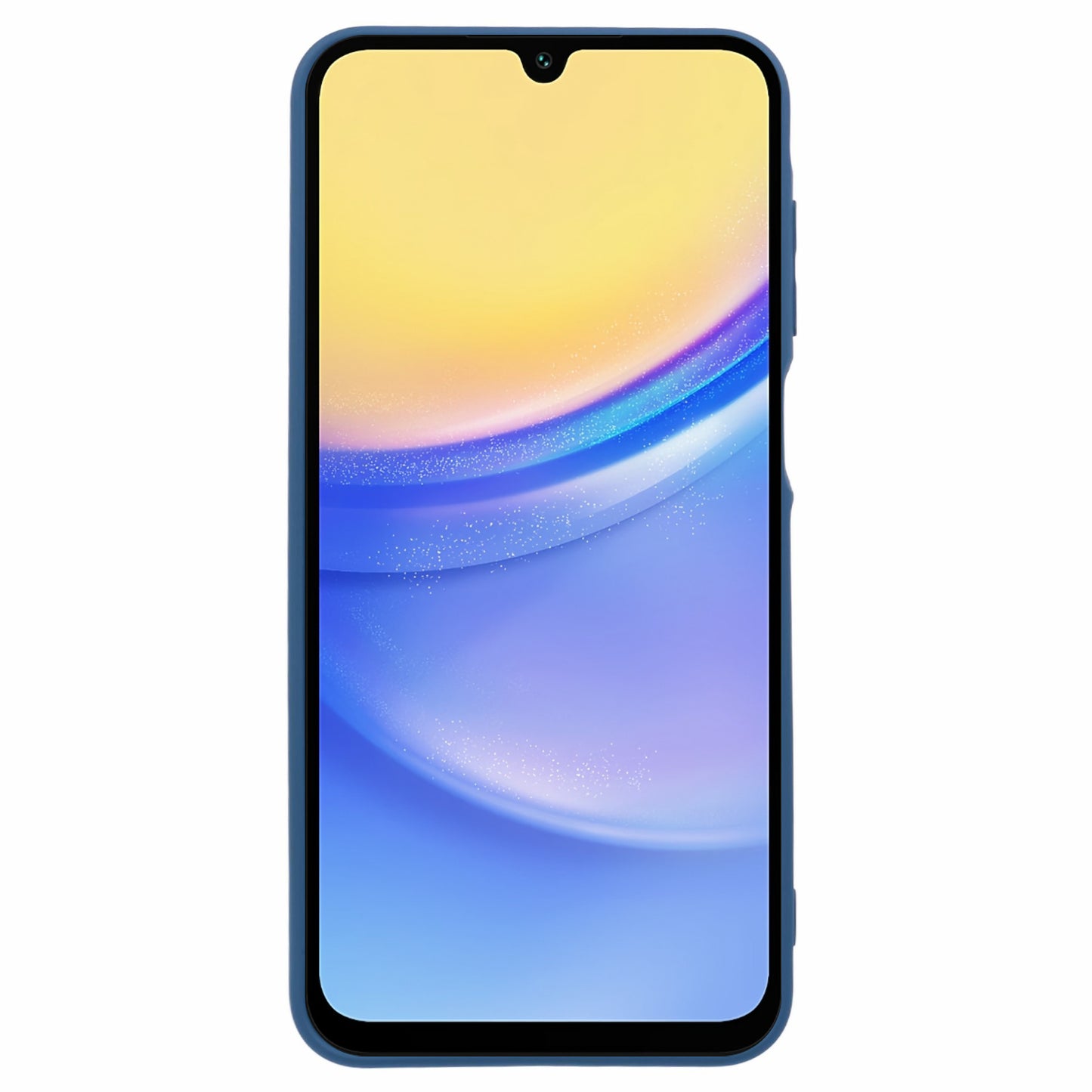 For Samsung Galaxy A16 5G / A16 4G Case TPU Back Soft Anti-Scratch Fiber Lining Phone Cover - Sapphire