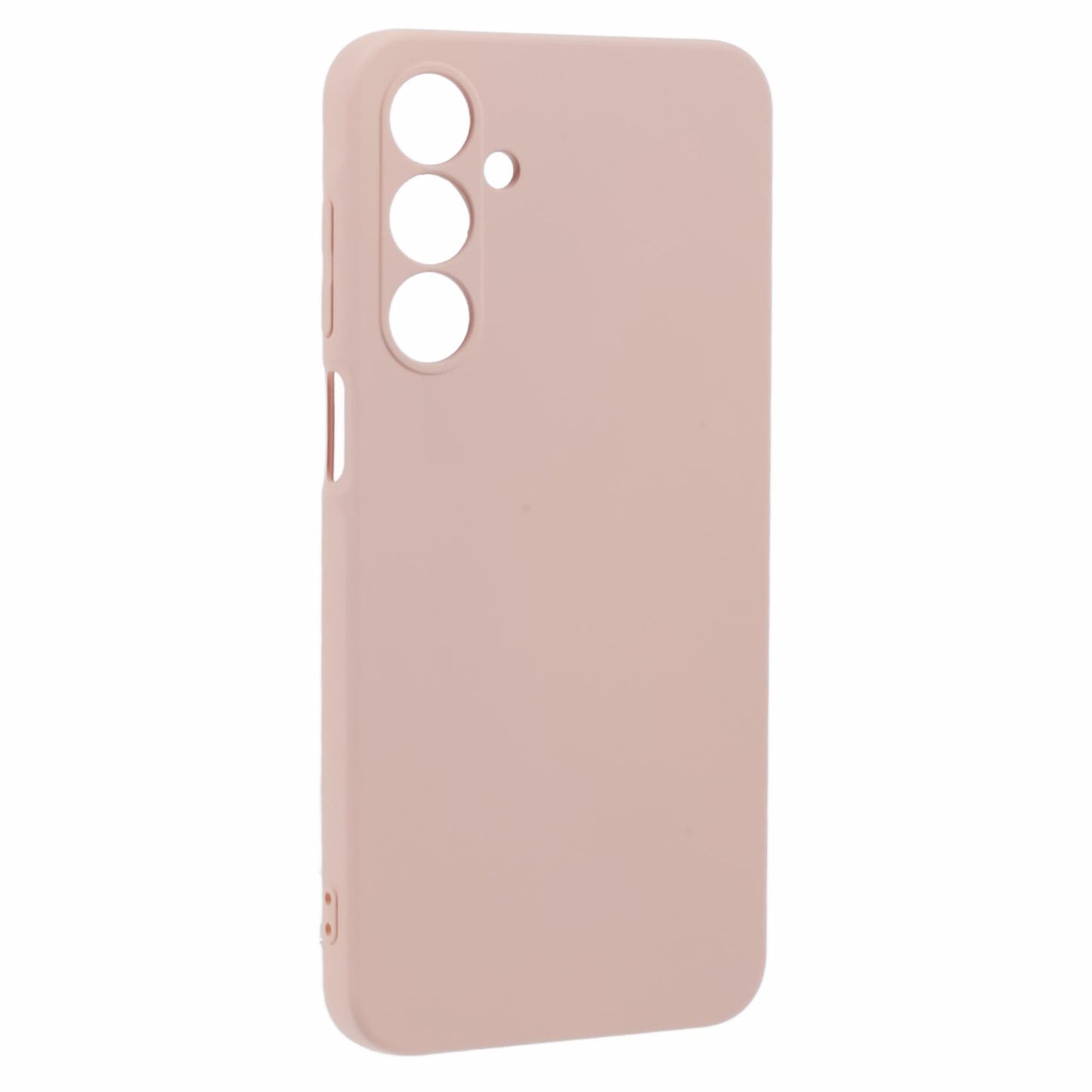 For Samsung Galaxy A16 5G / A16 4G Case TPU Back Soft Anti-Scratch Fiber Lining Phone Cover - Pink