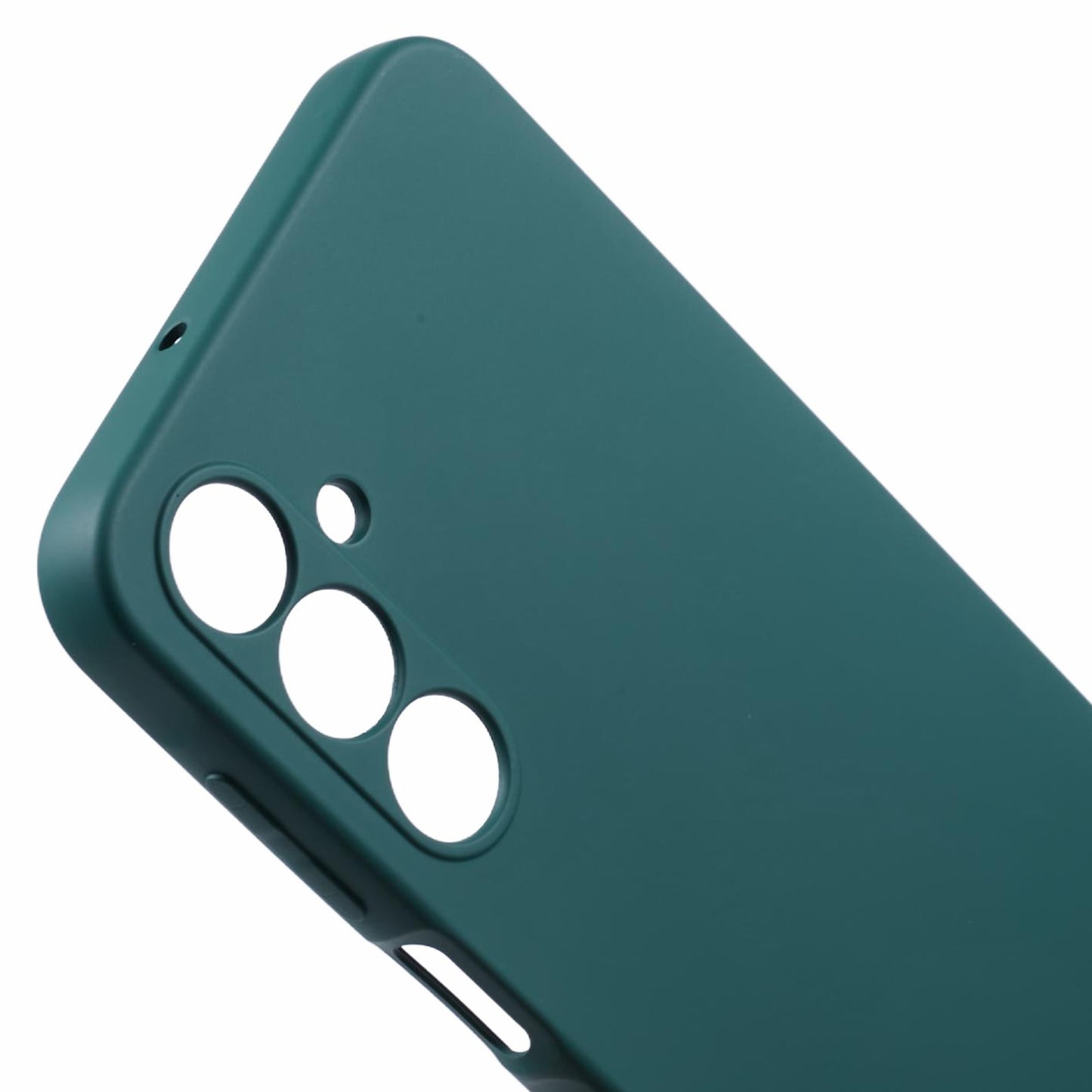 For Samsung Galaxy A16 5G / A16 4G Case TPU Back Soft Anti-Scratch Fiber Lining Phone Cover - Army Green