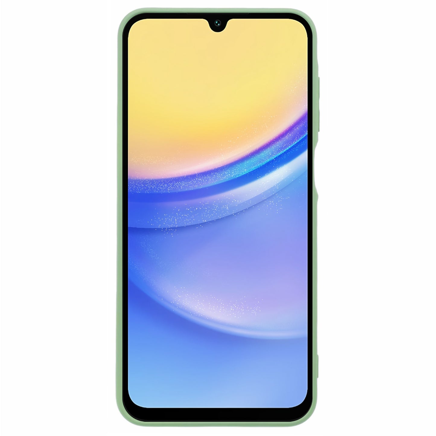 For Samsung Galaxy A16 5G / A16 4G Case TPU Back Soft Anti-Scratch Fiber Lining Phone Cover - Matcha Green