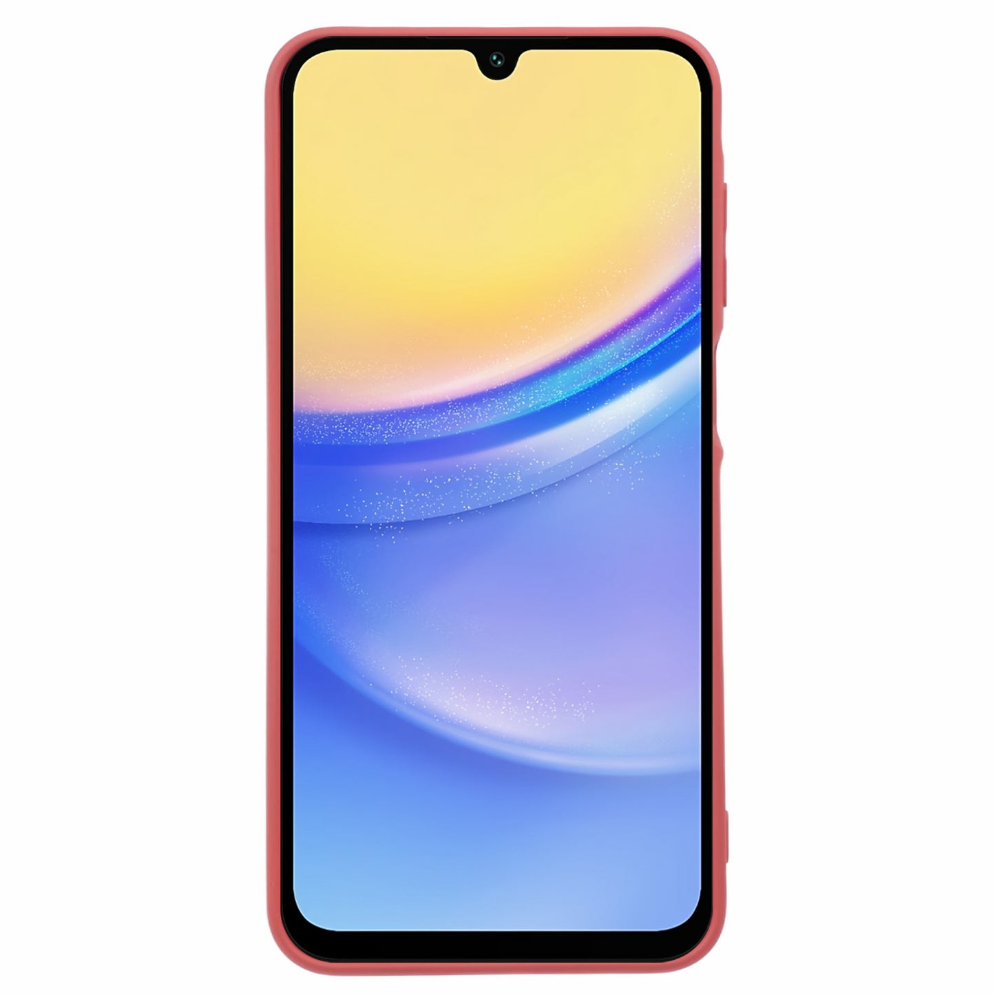 For Samsung Galaxy A16 5G / A16 4G Case TPU Back Soft Anti-Scratch Fiber Lining Phone Cover - Hawthorn Red