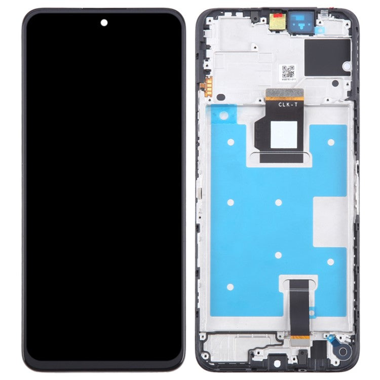 For Honor X7b 4G CLK-LX1, CLK-LX2, CLK-LX3 OEM Grade S LCD Screen and Digitizer Assembly + Frame (Without Logo)