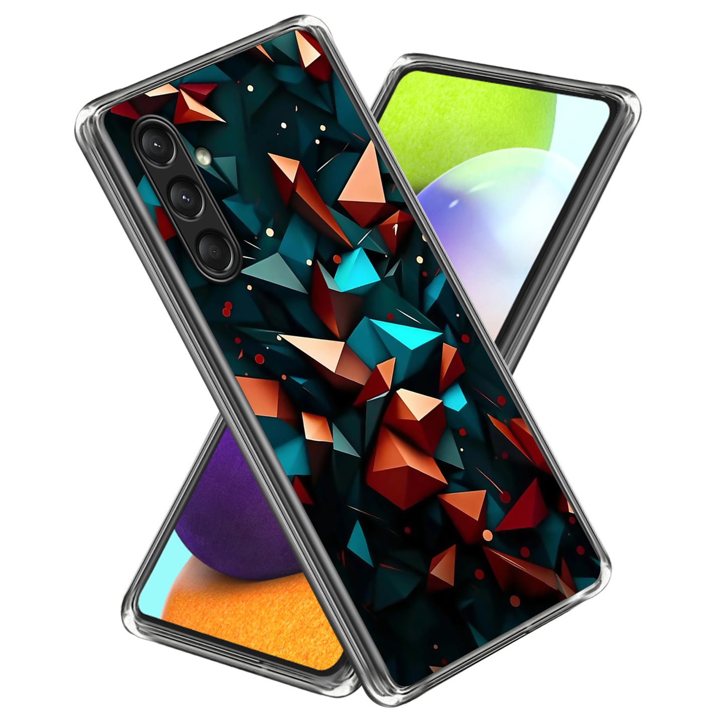 For Samsung Galaxy A16 5G / A16 4G Case Shock-Absorbent TPU Pattern Printed Phone Cover - Style A
