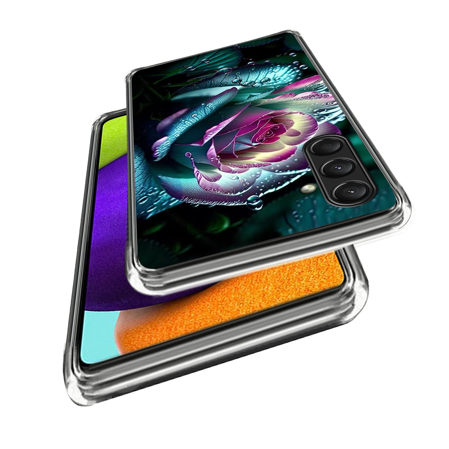 For Samsung Galaxy A16 5G / A16 4G Case Shock-Absorbent TPU Pattern Printed Phone Cover - Style B