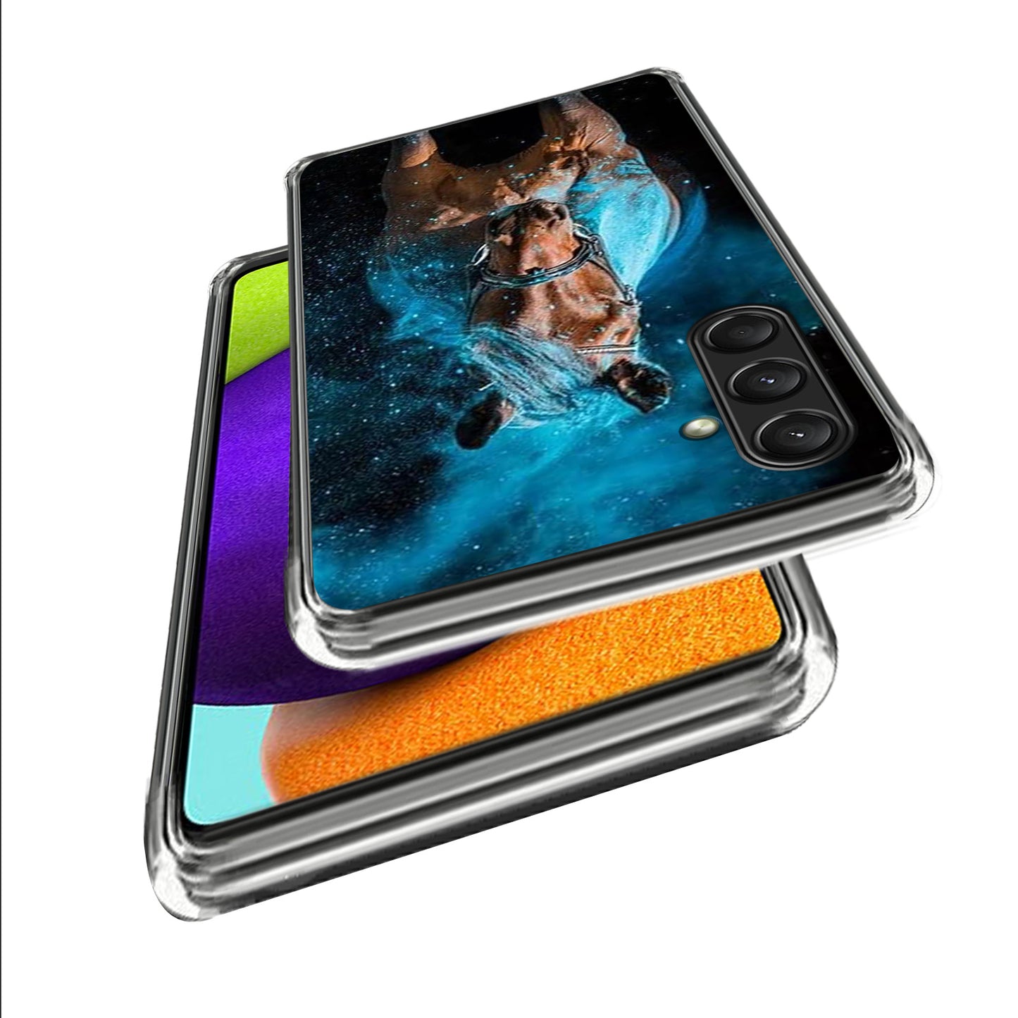 For Samsung Galaxy A16 5G / A16 4G Case Shock-Absorbent TPU Pattern Printed Phone Cover - Style D
