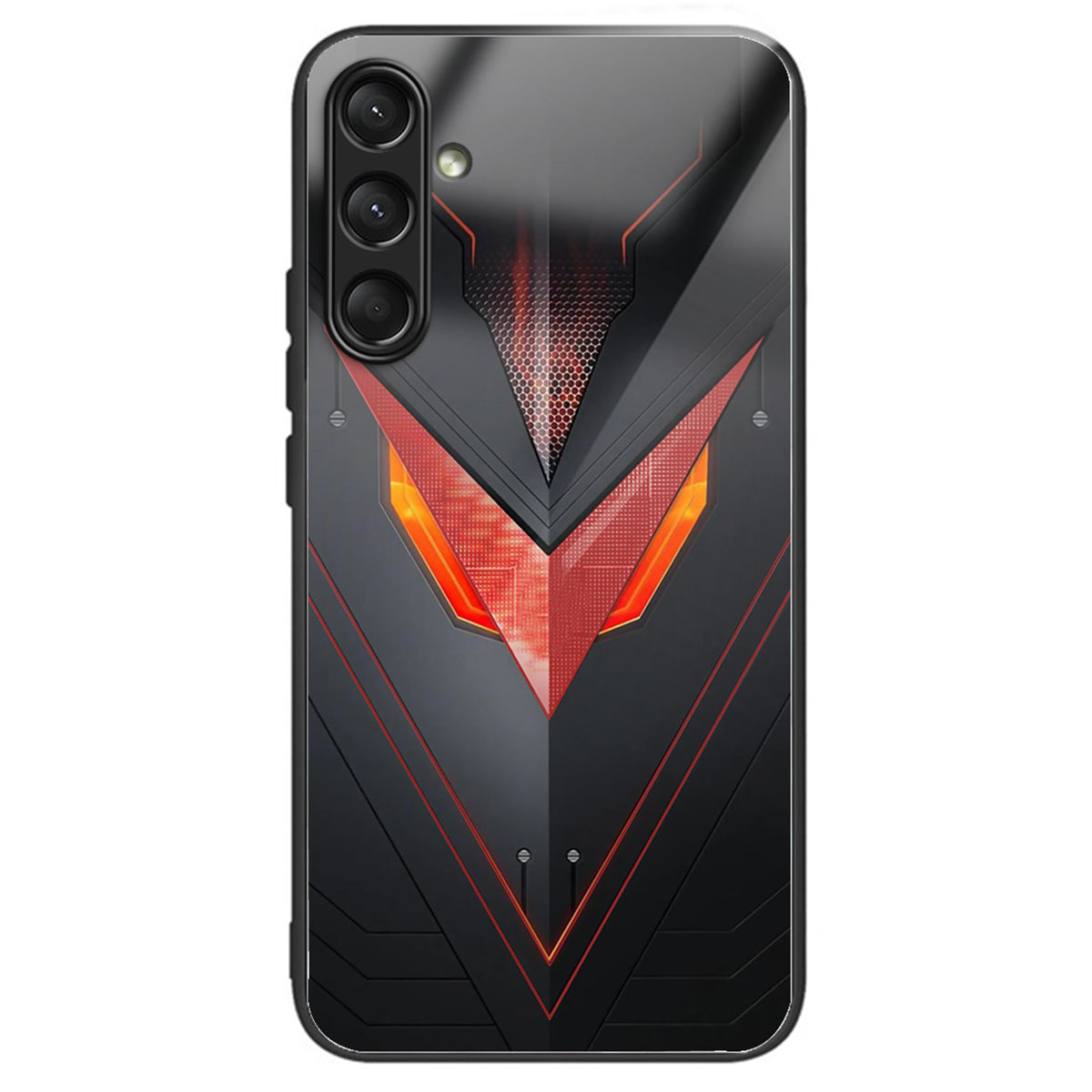 For Samsung Galaxy A16 5G / A16 4G Case Tempered Glass TPU Drop-Proof Phone Cover Pattern Printing - Style B