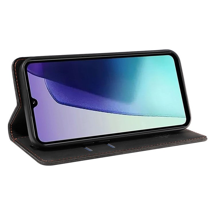 BETOPNICE 003 For Xiaomi Poco C75 4G / Redmi 14R 5G / 14C 4G Wallet Case Leather Phone Cover with Stand - Black