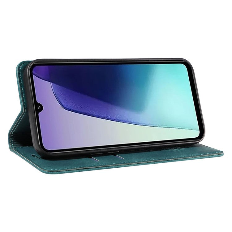 BETOPNICE 003 For Xiaomi Poco C75 4G / Redmi 14R 5G / 14C 4G Wallet Case Leather Phone Cover with Stand - Green