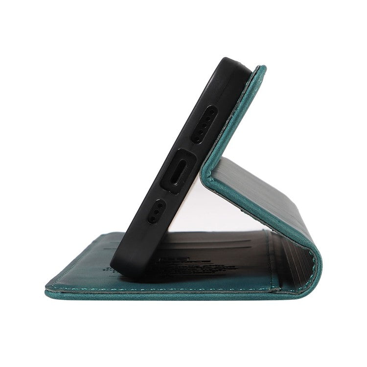 BETOPNICE 003 For Xiaomi Poco C75 4G / Redmi 14R 5G / 14C 4G Wallet Case Leather Phone Cover with Stand - Green