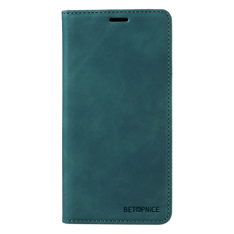BETOPNICE 003 For Xiaomi Poco C75 4G / Redmi 14R 5G / 14C 4G Wallet Case Leather Phone Cover with Stand - Green