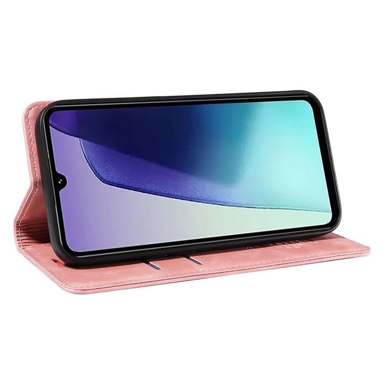 BETOPNICE 003 For Xiaomi Poco C75 4G / Redmi 14R 5G / 14C 4G Wallet Case Leather Phone Cover with Stand - Pink