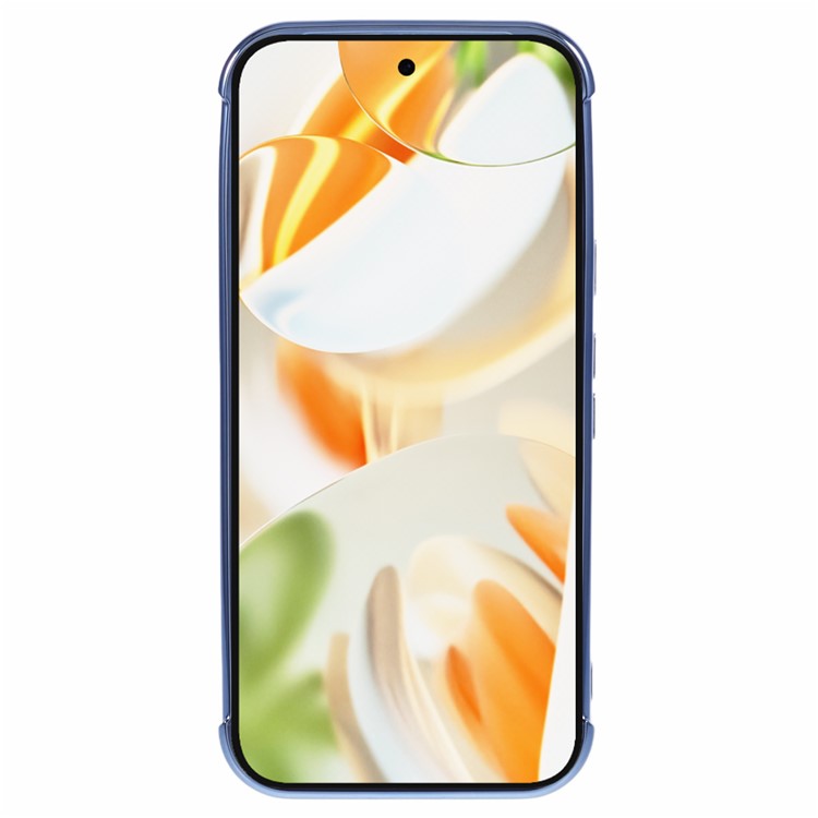 For Google Pixel 9 / Pixel 9 Pro Case Electroplated Frame TPU Soft Phone Cover - Blue