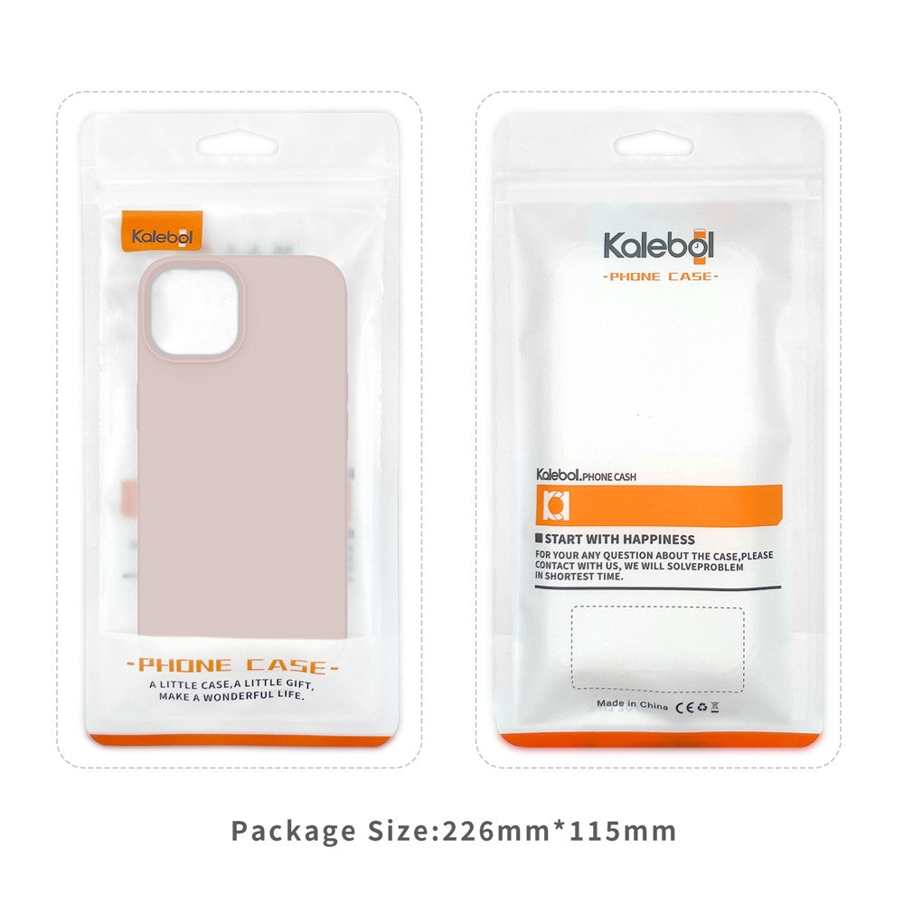 KALEBOL KLB-YTGJ002 For Samsung Galaxy Z Flip7 FE 5G / Z Flip6 5G Case Solid Color Liquid Silicone+PC Phone Cover - Pink