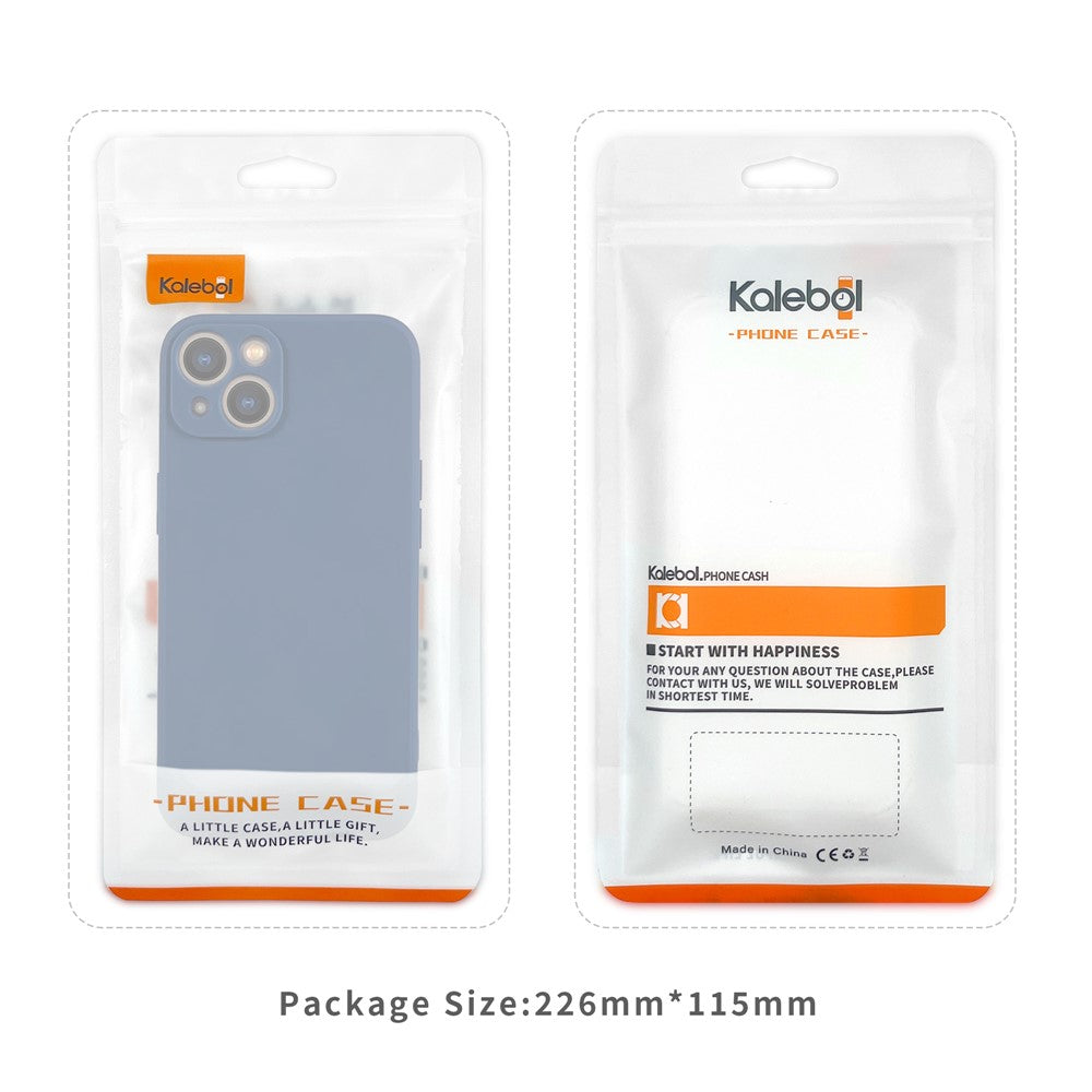 KALEBOL KLB-YTGJ002 For Samsung Galaxy Z Flip7 FE 5G / Z Flip6 5G Case Solid Color Liquid Silicone+PC Phone Cover - Midnight Blue