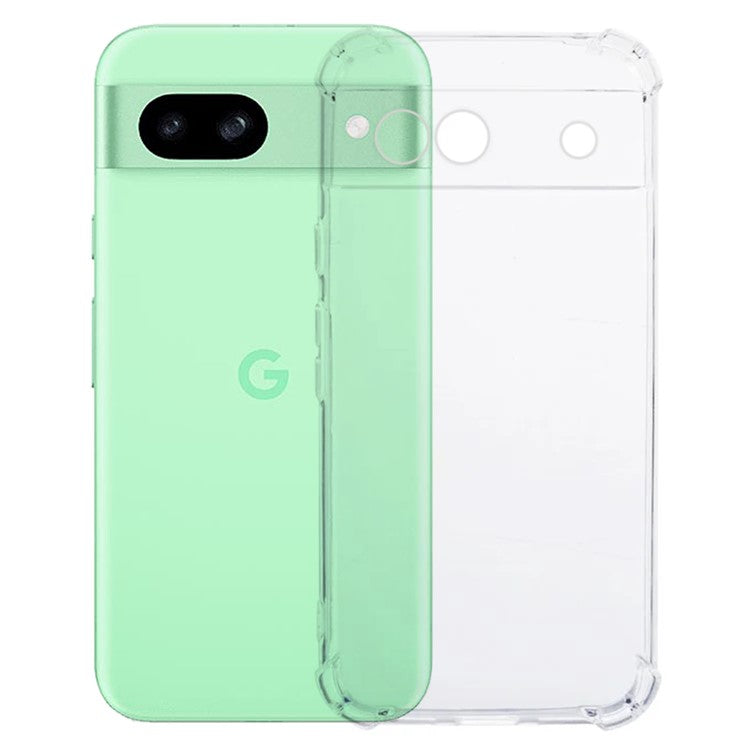 KALEBOL KLB-TPU005 For Google Pixel 8a Case 1.5mm TPU Transparent Anti-Drop Phone Cover