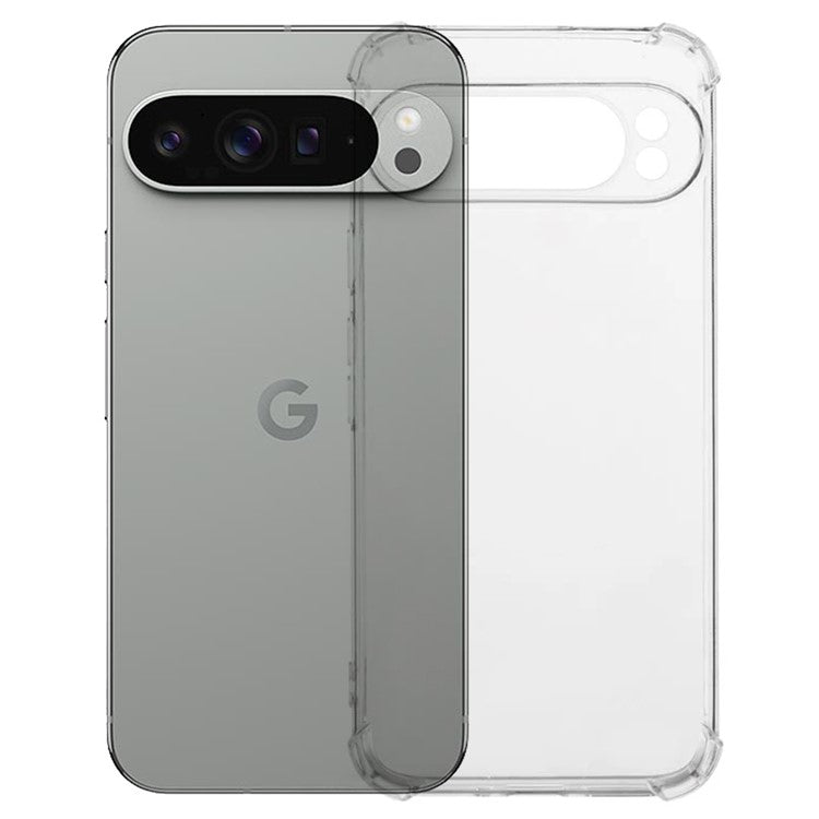 KALEBOL KLB-TPU005 For Google Pixel 9 Pro XL Case 1.5mm TPU Transparent Anti-Drop Phone Cover