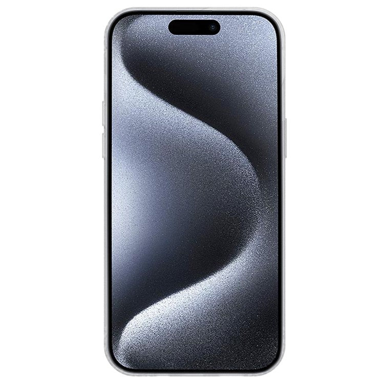 KALEBOL KLB-TPU008 For iPhone 16 Pro Case Transparent Matte TPU Anti-Drop Phone Cover - Transparent