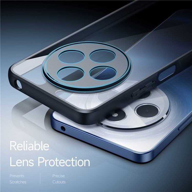 DUX DUCIS Aimo Series For Xiaomi Poco C75 4G / Redmi 14R 5G / 14C 4G Case TPU+PC Matte Phone Cover (REACH Certification) - Black