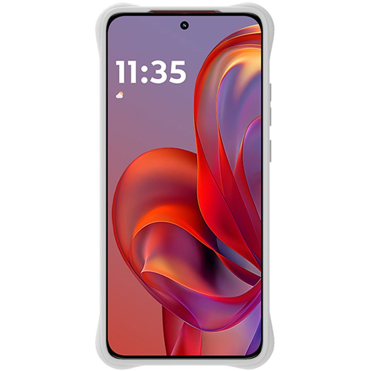 IMAK UC-6 Series for Motorola Thinkphone 25 5G /  Moto S50 5G / Edge 50 Neo 5G Case Water Drop Texture Anti-Skid Matte TPU Cover - Matte White