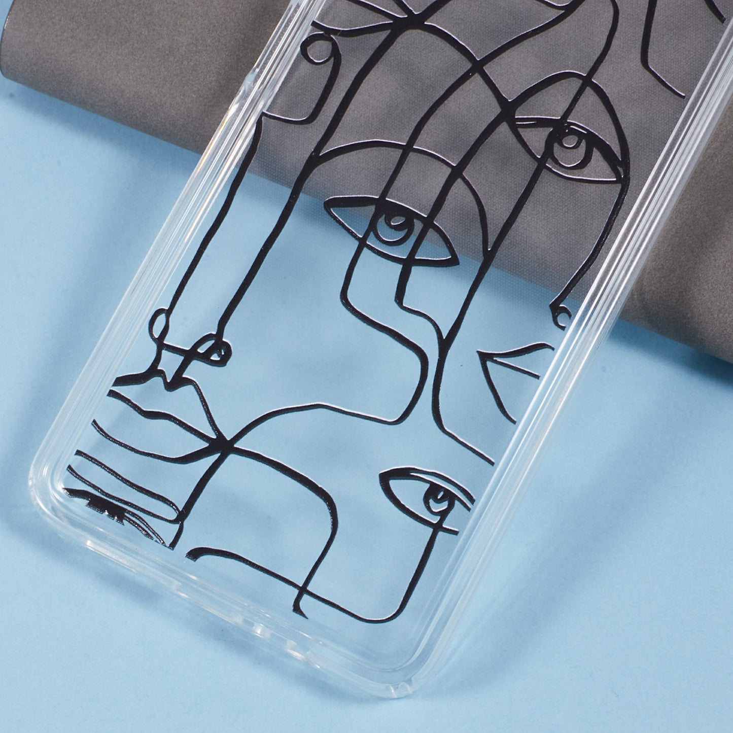 For Samsung Galaxy A06 TPU Case Pattern Printing Shockproof Airbag Phone Cover - Line Women