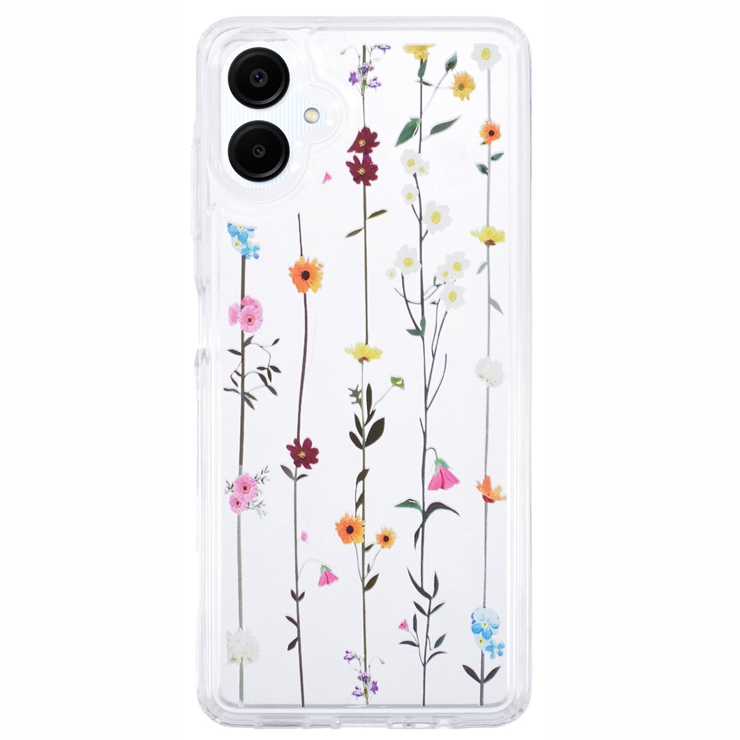 For Samsung Galaxy A06 Case TPU Flower Printing Pattern Air Cushion Design Protective Cover - KS2