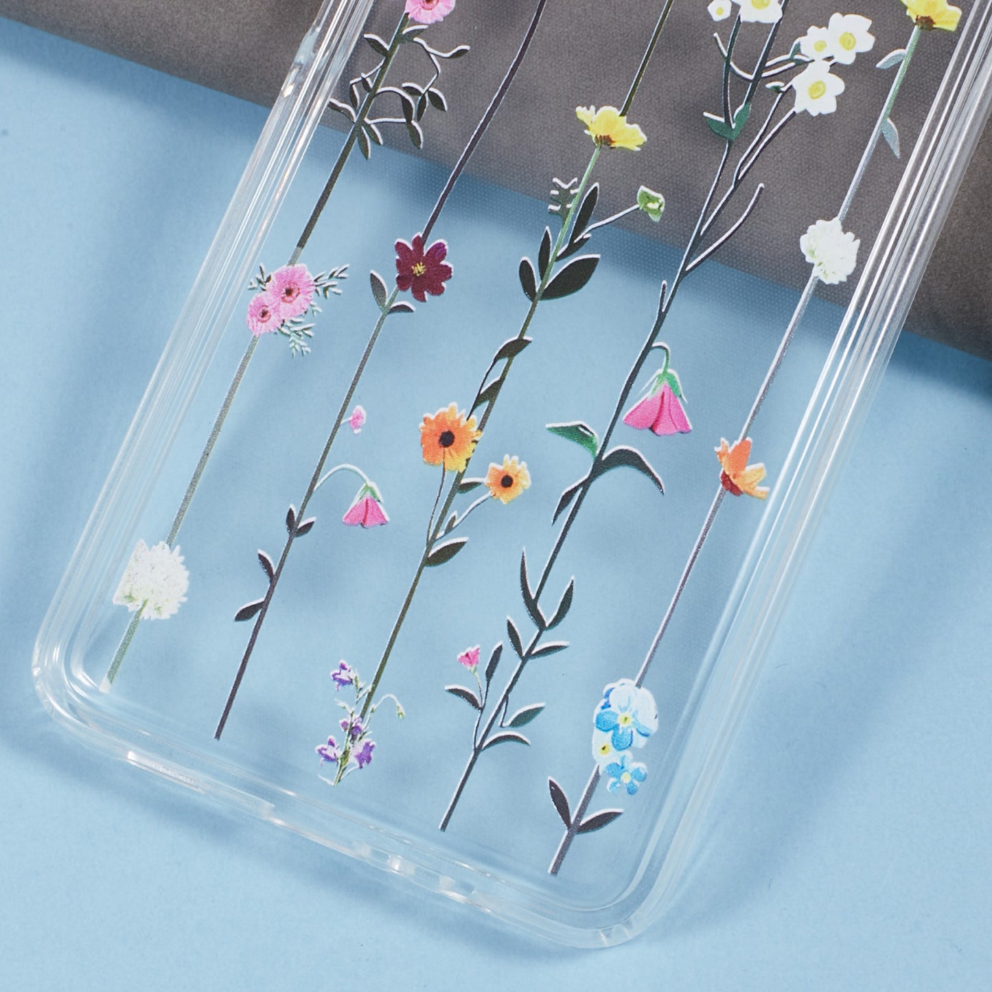 For Samsung Galaxy A06 Case TPU Flower Printing Pattern Air Cushion Design Protective Cover - KS2