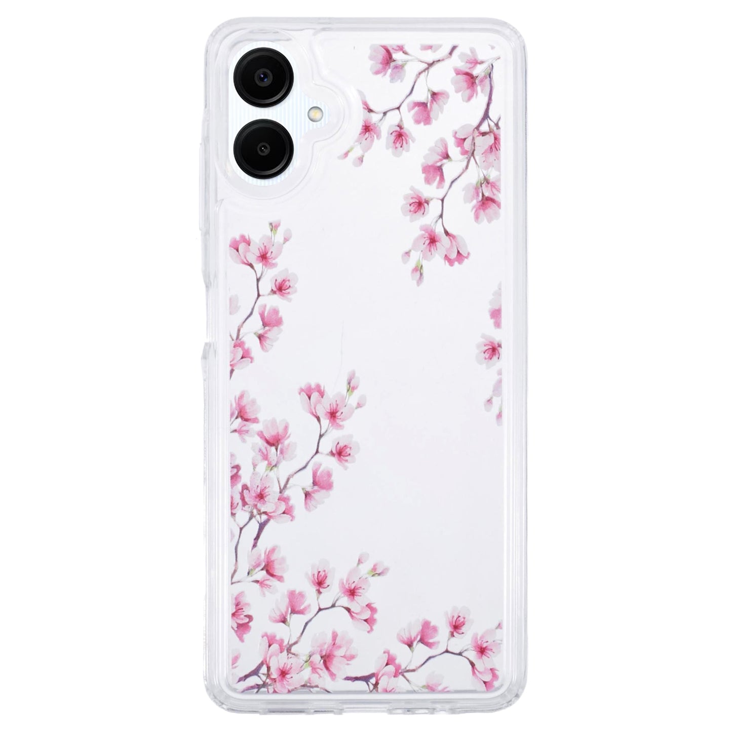 For Samsung Galaxy A06 Case TPU Flower Printing Pattern Air Cushion Design Protective Cover - KS3