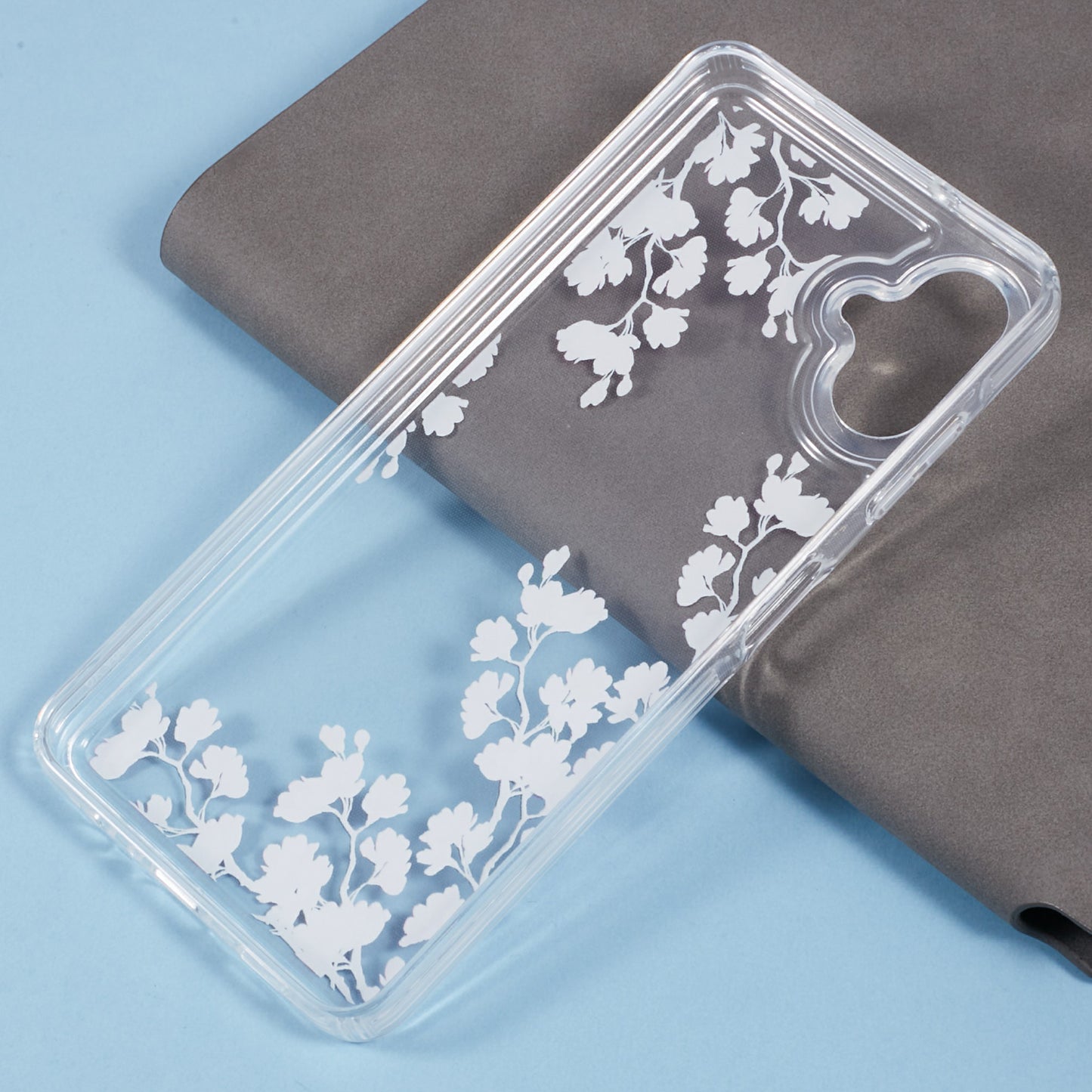 For Samsung Galaxy A06 Case TPU Flower Printing Pattern Air Cushion Design Protective Cover - KS3